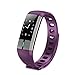 Produktbild xMxDESiZ Dido G19 Wasserdichter Herzfrequenz-Fitness-Tracker Smart-Armband-Sport-Armband Purple