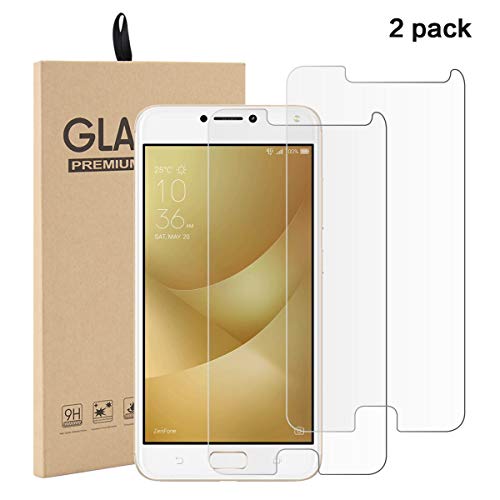 FindaGift Lot de 2 Films de Protection d'écran en Verre trempé pour ASUS Zenfone 4 Max ZC520KL Dureté 9H