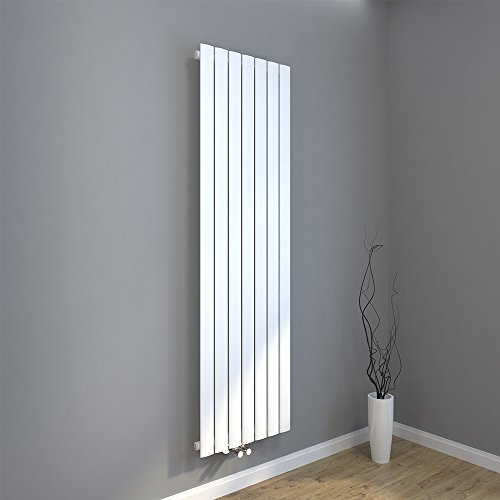 Design Flach Heizkörper 1800x539mm Weiß Paneelheizkörper Vertikal Mittelanschluss Einlagig - 7