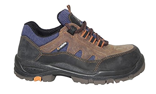 Arbeits- und Sicherheitsschuhe Safety Halbschuhe Leder Braun Schwarz S1P EN345 - 2