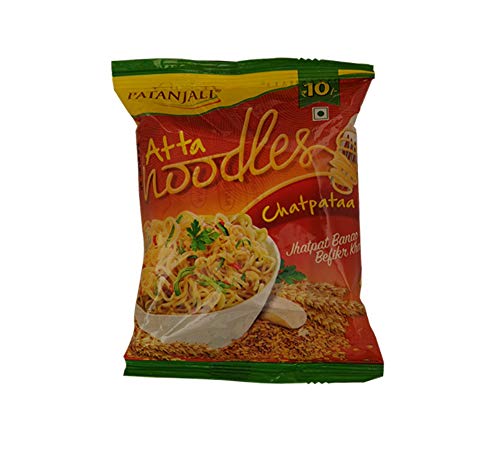 Baba Ramdev Patanjali ATTA NOODLES CHATPATA(Pack Of 5) Delicious, Tasty and Healthy noodles,60gm