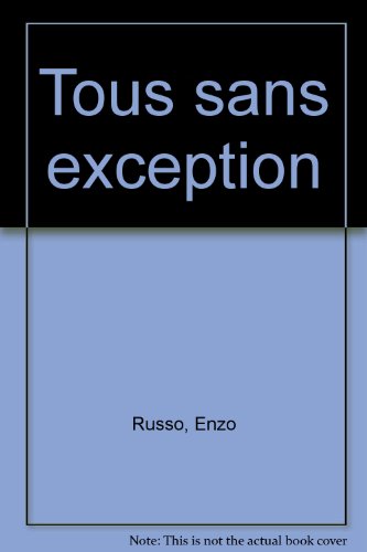 couverture de : Tous sans exception