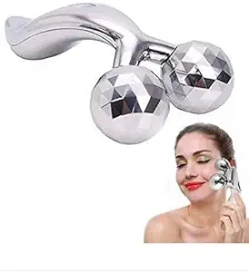 Cathect Manual 3D Massager Roller 360 Rotate Face Full Body Shape Skin Lifting Wrinkle Remover Facial Massage Relaxation Tool ,