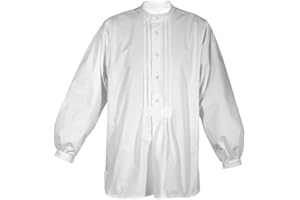 orgnatur - "Werner - Zunftstaude Hirtenhemd Bio Baumwolle, weiß