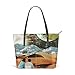 Produktbild Sotyi-ltd Another Earth Beach Tote Bag Travel Tote Bag Toy Tote Bag Shopping Tote Schultertasche für Damen und Mädchen