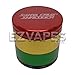 Produktbild Santa Cruz Shredder 4 Piece Rasta Colored Aluminum Grinder - Medium 53mm 3 Stage Sifting Grinder - 2.1 Inches Wide by Santa Cruz Shredder