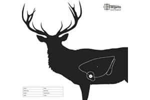 X-Targets - bersaglio a forma di cervo, 50 x 53 cm, carta 120 g/m²