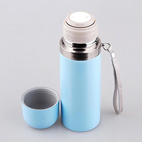 GFRHome Electric Heated Stainless Steel Travel Car Coffee Mug with Charge (12V/24V) , blue , 12v