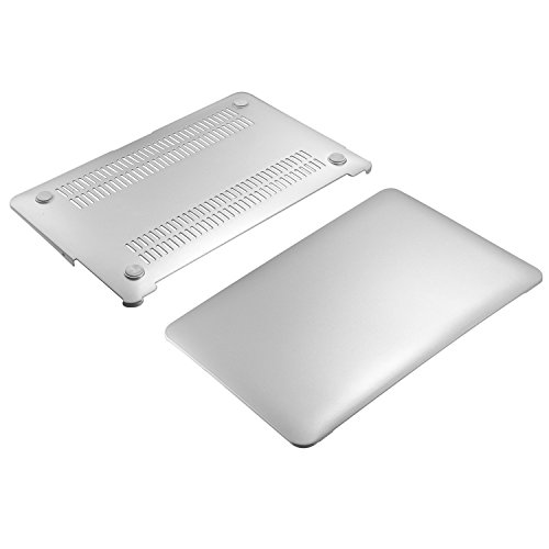 tinxi® Zweiteilige Matte Gummierte Harte Schutzhülle für Apple Macbook Pro Retina 13,3 Zoll (Modell A1425 A1502) Hülle Cover Schale Schutz Hülle Tasche Etui Case Shell Hard Plastik transparent mattiert weiß (Passt nicht für Macbook Pro 13.3 zoll A1278) - 7