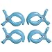 Dreambaby Stroller Clips (Blue, Pack of 4)
