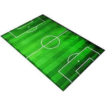 Tapis Enfant Football 3D 120x160 Cm - Antidérapant, Salon, Chambre, Jouet, Décoration