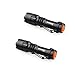 Produktbild happytop Taschenlampe, 3 Modi Zoomable LED Taschenlampe Q5 AA/14500 Schlüsselanhänger Mini Taschenlampe (2 Pack)