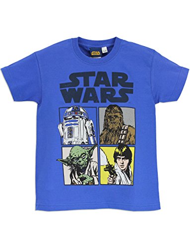 Star Wars - Camiseta para niño La guerra de las Galaxias - 5 - 6 Años