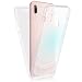 Produktbild OOH!COLOR Double Touch Case für Huawei P20 Lite ROZ012 Traumfänger 360 ° Grad komplette Kunststoff + Silikon Kanten Hülle vorne hinten Beidseitiger Schutz Full Handy Tasche transparent Front Back doppelseitig