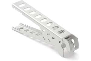 UKETO Anti-Scald Pot Pan Bowl Gripper Outdoor Camping Cookware Handle Holder Clip