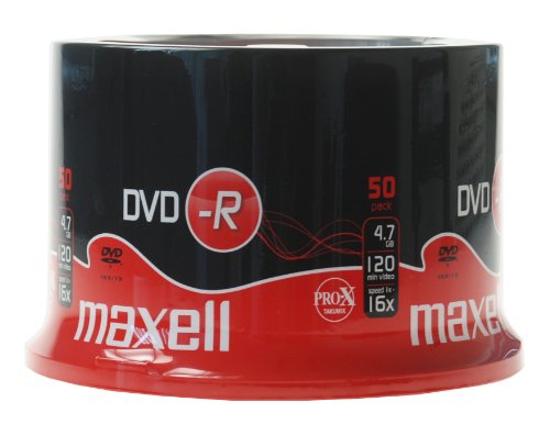Maxell DVD-R Rohlinge 4.7GB 16x 50er Spindel