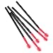 Approx. 50Pcs Disposable Eyelash Brush Mascara Wands Applicator Ball Shape