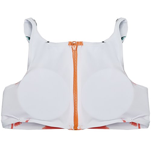 Blooming Jelly Damen Kokosnuss-Baum-Druck mit hoher Taille Bikini-gesetzter Badeanzug - 4