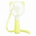 Produktbild Handheld Portable Fan ,Cute Bear TEMPO Mini USB Rechargeable Personal Electric Table Fan for Office,Study,Outdoors and Travel, 4 Blades, 1 Switch, 2 Speeds Adjustable-Yellow