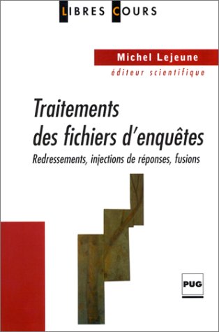 Traitements Des Fichiers Denquêtes Redressements -