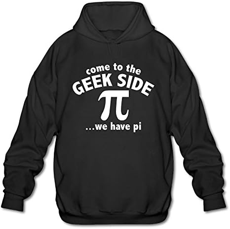 OPWSEJI Come Math Sidemen with Cap Without Pocket Sweater AdorableFashion Casual Sweater Hooded Sweatshirt 3X Black