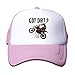 Produktbild ewtretr Baseball Caps Hats Funny Bag Got Dirt Bike Motorcross Racing Mesh Hat Trucker Style Outdoor Sports Baseball Cap with Snapback Strap's Pink Adjustable Unisex Suitable for All Seasons