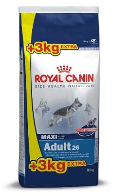 Royal Canin croquettes royal canin maxi adulte sac 15 kg + 3 kg gratuits