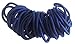 Allsorts® 36 Navy Endless Elastics Hair Bobbles Elastic Bands Hair Accessory