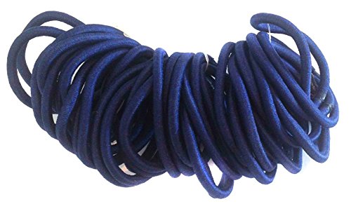 Allsorts® 36 Navy Endless Elastics Hair Bobbles Elastic Bands Hair Accessory