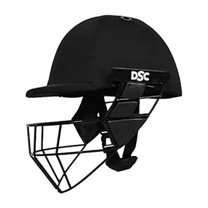 DSC Avenger PRO Premium Cricket Helmet for Men & Boys (Fixed Spring Steel Grill | Back Support Strap | Neck Guard |Lightweight