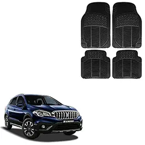 Kandid Black Car Floor Mats for Maruti Suzuki S-Cross (Set of 4)