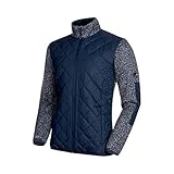 Die Regular Fit Passform verleiht der Funktionsjacke einen lässigen Schnitt. Das Model ist 185 cm gross und trägt Grösse M.