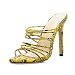 Produktbild Damen Absatzschuhe, Selou Summer Serpentine Bar Party Slippers Sandals Frauen Riemchen Mit Absatz Flach Bequeme Trekking Art Outdoor Kork Plateau Flip Flop Breite Keilsandaletten