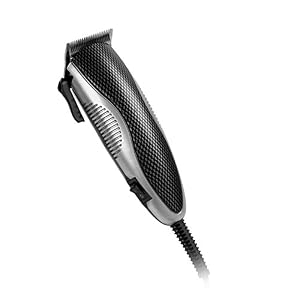 Signature Corded Hair Clippers with Stainless Steel Blades and Bundled Accessories, Black/Grey - Image 2