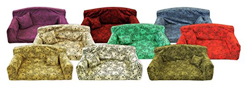 Dog-Tired-Purple--Pet-Sofa-Trendy-3-sizes-Dog-bed-Modern-cover-material-Made-in-UK