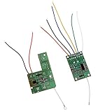 rc platine Farbe grün FLAMEER 4CH RC Fernbedienung 40 MHz Platine PCB Sender & Empfänger Bord Radio System für Spielzeugauto