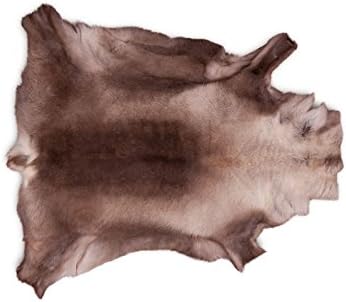 Wild Fur – 140 cm –  – Reindeer, Decoration, Wall Hanging Tapestry Zari Cushion – Demo Soft Tan of Natural Fur Rug New, Original Packaging High-Quality Finish eye-catcher on Couch with Rug