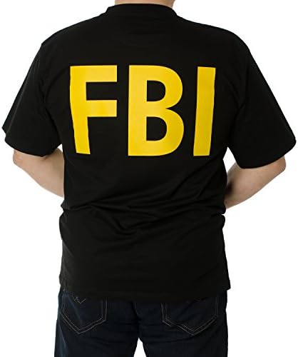 Flowear Men's T-shirt FBI Print (Medium)