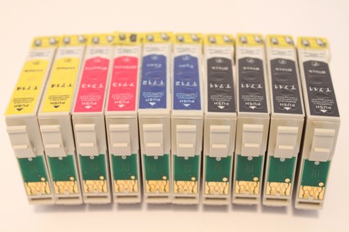 10x Epson Stylus Office BX300F Kompatible Druckerpatronen – Cyan / Magenta / Gelb / Schwarz – PATRONEN MIT NEUESTEN CHIP - 2