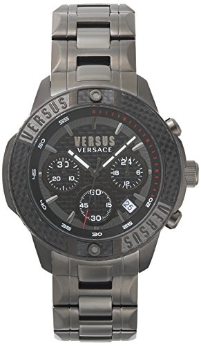 Versus Versace Orologio Analogueico Quarzo Uomo con Cinturino in Acciaio Inox VSP380517