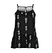 Produktbild Rovinci Sommer Frauen Mädchen Damen Tägliche Boho Feder Sleeveless Weste Ethno Bluse Casual Tank Tops T-Shirt Damen Fashion Basic Camisole Feder Drucken Hemden Oberteile mit Rüschen (M, Schwarz)