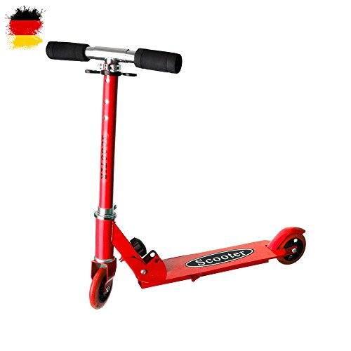Preisvergleich Produktbild Scooter für Kinder, Kickboard, Tretroller, Klappbarer Roller, Leicht verstaubar, Zweirad, Neu