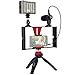 Produktbild Jamicy® Smartphone Video Rig, Kameratechnik Aufnahme vlogging Rig Handy, Handy Filme Halterung Stabilisator für Video Maker Filmemacher videofilmer für Videoaufzeichnung, YouTube & Streaming