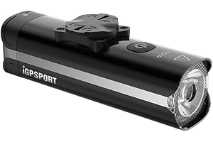 iGPSPORT Lumiere Luci Bici Anteriore LED e Posteriore Lampada Velo Ricaricabile USB C Illuminazione Velo LED Potente Faro Accessorio per Bici MTB Corsa Ciclista