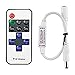 Produktbild Aiming 5-24V Mini-Streifen LED 11 Tasten-Controller Dimmer Kunststoff RF einzelne Farbe drahtlose Fernbedienung