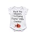 Produktbild SamMoSon Baby Strampler Junge,Mädchen Spielanzug Baby Neugeboren Baby Jumpsuit Kleidung Bekleidung Unisex Overall Set mit Fisch Drucken Brief Outfits (Weiß B, 3Monate)