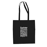 Planet Nerd Expelliarmus - Stofftasche/Beutel, Farbe: schwarz