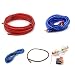 Produktbild Hermosairis Car Audio Kabel Kit Kit für Lautsprecher Verstärker Subwoofer mit Sicherungshalter Netzkabel Erdkabel RCA Audio Kabel