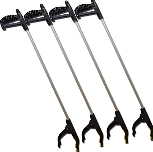 4 con alicates, alicates de la basura, anillos, engrosar, pinzas de aluminio con imán