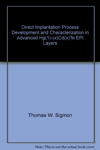 Direct Implantation Process Development and Characterization in Advanced Hg(1)-(x)Cd(x)Te EPI Layers gratuit